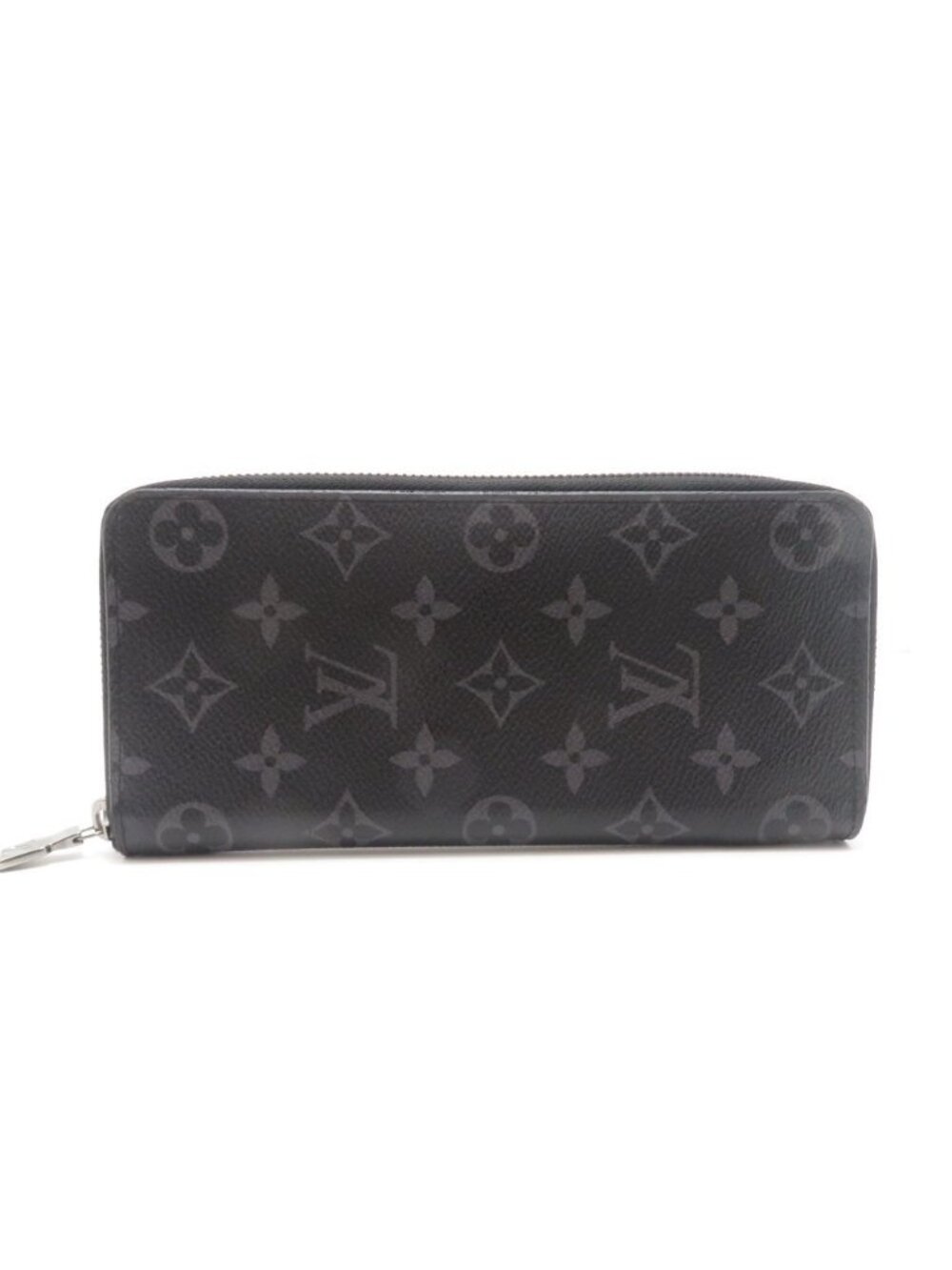 Louis Vuitton Zippy Wallet Vertical Monogram Eclipse Gray